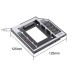 Θήκη πλαίσιο για HDD SSD 2.5 ιντσών δίσκους 9.5mm στη θέση του CD DVD Sata Slimline 12.5cm Θήκη πλαίσιο για HDD SSD 2.5 ιντσών δίσκους 9.5mm στη θέση του CD DVD Sata Slimline 12.5cm