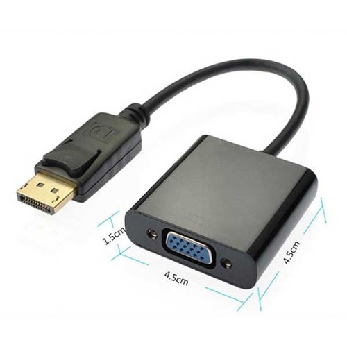 Καλώδιο μετατροπέας Display Port DP Αρσενικό σε VGA Θηλυκό Αντάπτορας Converter Adaptor Καλώδιο μετατροπέας Display Port DP Αρσενικό σε VGA Θηλυκό Αντάπτορας Converter Adaptor