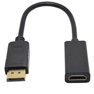 Display Port DP Αρσενικό σε HDMI Θηλυκό καλώδιο Αντάπτορας Converter Adaptor για HDTV Gold