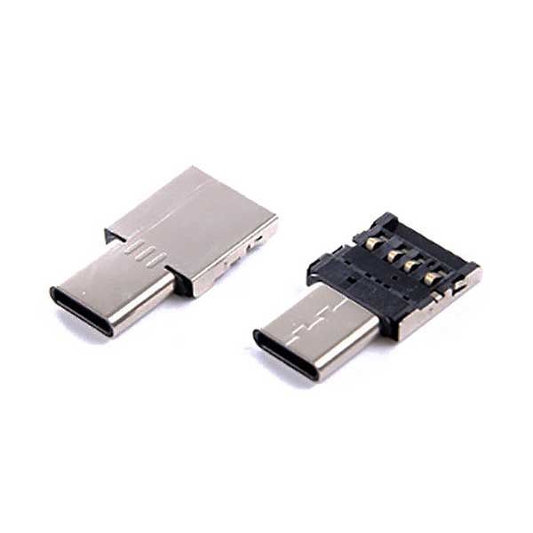 Μετατροπέας OTG USB Α Θηλυκό σε TYPE-C USB 3.1 Αρσενικό Adaptor Metallic