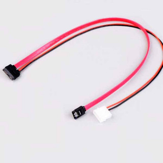 Καλώδιο 7+6 Pin slimline sata για slim laptop DVD+/-RW Drive σε PC με παροχή ρεύματος