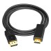 Καλώδιο Display Port σε Hdmi Αρσενικό/Αρσενικό 1.8m Type A Καλώδιο Display Port σε Hdmi Αρσενικό/Αρσενικό 1.8m Type A