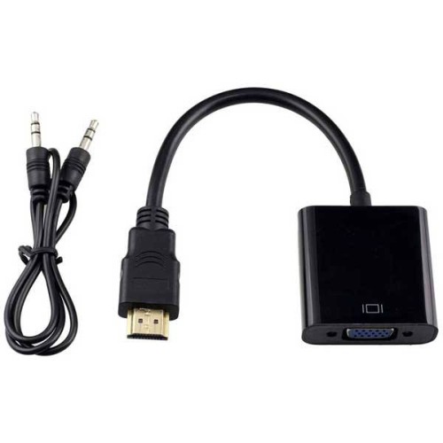 Μετατροπέας HDMI Αρσενικό σε VGA Θηλυκό Αντάπτορας Converter Adaptor Μετατροπέας HDMI Αρσενικό σε VGA Θηλυκό Αντάπτορας Converter Adaptor