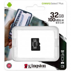 Κάρτα Μνήμης Kingston Micro SDHC 32GB Canvas Select