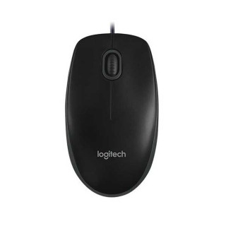 Logitech B100 Ενσύρματο Ποντίκι Μαύρο USB
