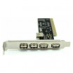 Κάρτα Επέκτασης PCI σε USB 2.0, 4+1 ports, Chipset VIA 6212