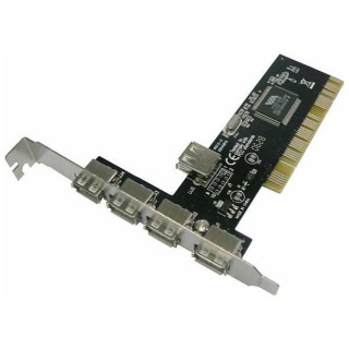Κάρτα Επέκτασης PCI σε USB 2.0, 4+1 ports, Chipset VIA 6212