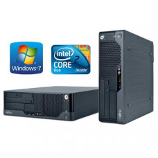 Fujitsu Siemens E5731 Core 2 Duo E7600, 4GB, SSD+HDD, DVD-RW, Win11 Refurbished PC