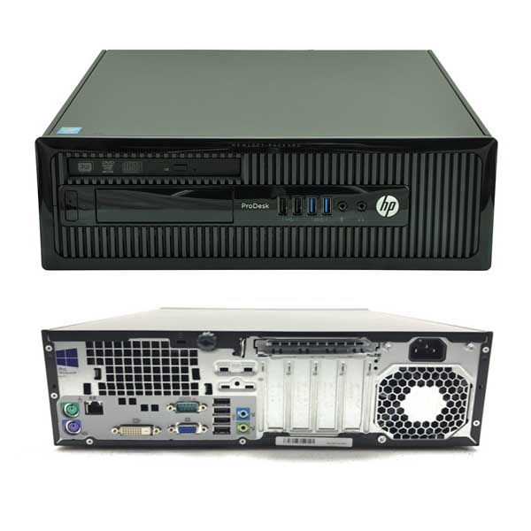 HP ProDesk 400 G1 SFF Intel Core i3-4130, 4GB, SSD + HDD, Refurbished PC