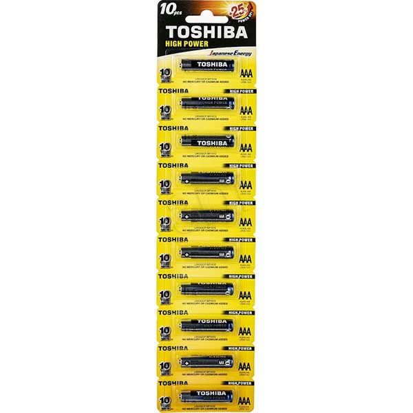 Μπαταρίες Toshiba AAA LR3 Blister 10τεμ.