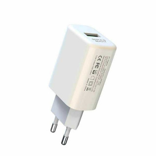 XO Φορτιστής Χωρίς Καλώδιο με Θύρα USB-A 18W Quick Charge 3.0 Λευκός (L85D)