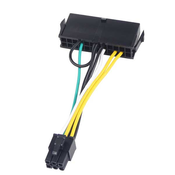 Καλώδιο μητρικής 24Pin σε 6pin power ATX PSU cable adaptor για DELL 3060 5060 7050 7080 PC
