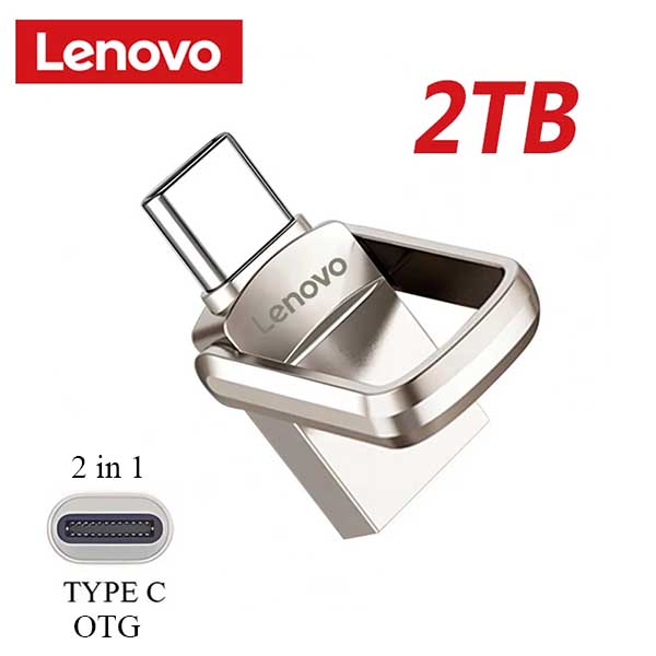 Lenovo Flash Drive USB 3.0 Stick 2TB Blister Ασημί Μεταλλικό