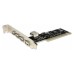 Κάρτα Επέκτασης PCI σε USB 2.0, 4+1 ports, Chipset VIA 6212
