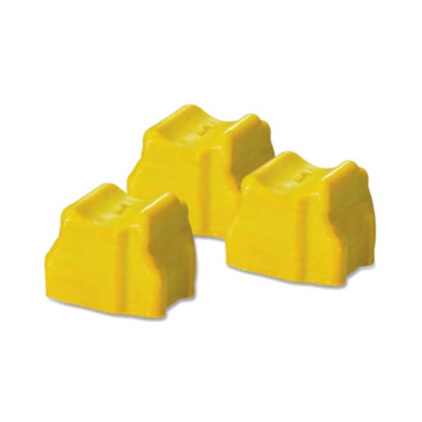 Συμβατό Solid Ink Yellow κερί για εκτυπωτή Xerox Phaser 8500/8550 108R00671 x3 τεμάχια Solid Sticks