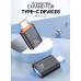 Μετατροπέας OTG USB Α Θηλυκό σε TYPE-C USB 3.2 Αρσενικό Adaptor Black Μετατροπέας OTG USB Α Θηλυκό σε TYPE-C USB 3.2 Αρσενικό Adaptor Black