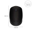 Logitech B170 Ασύρματο Ποντίκι Black