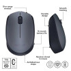 Logitech M170 Ασύρματο Ποντίκι Dark Grey