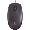 Logitech M90 Ενσύρματο Ποντίκι Dark Grey USB