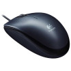 Logitech M90 Ενσύρματο Ποντίκι Dark Grey USB