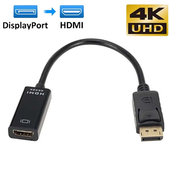 Display Port DP Αρσενικό σε HDMI 4K Θηλυκό καλώδιο Αντάπτορας Converter Adaptor για HDTV Gold Display Port DP Αρσενικό σε HDMI 4K Θηλυκό καλώδιο Αντάπτορας Converter Adaptor για HDTV Gold