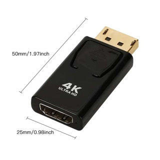 4k Display Port DP Αρσενικό σε HDMI Θηλυκό Αντάπτορας Converter Adaptor για HDTV Gold 4k Display Port DP Αρσενικό σε HDMI Θηλυκό Αντάπτορας Converter Adaptor για HDTV Gold