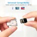 Mini Card Reader για MicroSD 2in1 με θύρα Type-C & Adaptor Mini Card Reader για MicroSD 2in1 με θύρα Type-C & Adaptor