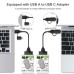 Καλώδιο SATA III 22pin σε USB 3.0 & USB-C 2σε1 για σύνδεση SSD HDD δίσκων 2.5 ιντσών Καλώδιο SATA III 22pin σε USB 3.0 & USB-C 2σε1 για σύνδεση SSD HDD δίσκων 2.5 ιντσών