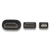HDMI αρσενικό σε HDMI θηλυκό σε Γωνία 90μοιρών Type A HDMI αρσενικό σε HDMI θηλυκό σε Γωνία 90μοιρών Type A