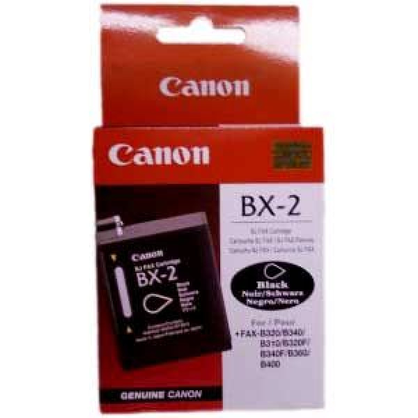 Canon BX-2 Black Ink Cartridge for Fax (0882A002) Genuine