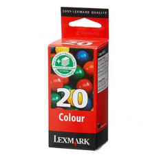 Lexmark 20 Color Ink Catridge 15M0120E Genuine