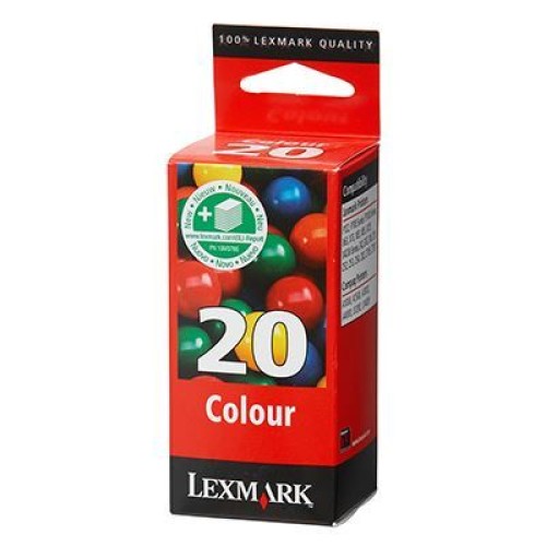 Lexmark 20 Color Ink Catridge 15M0120E Genuine Lexmark 20 Color Ink Catridge 15M0120E Genuine